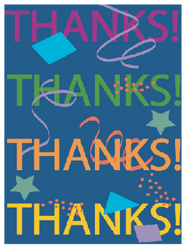 Thanks, Thanks, Thanks