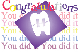 Congratulations You did It!