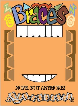 Braces Off Picture Frame