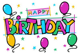 Happy Birthday w/Balloons