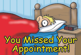 Boy in Bed Missed Appointment
