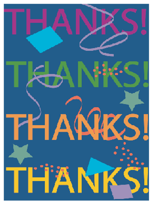 Thanks, Thanks, Thanks