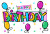 Happy Birthday w/Balloons